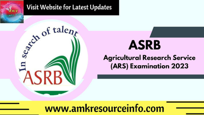 Agricultural Research Service (ARS) Examination 2023