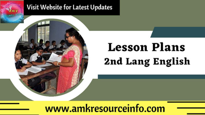 Second Language English 5E's Lesson Plans