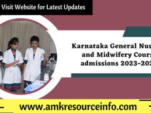 General Nursing and Midwifery Course admissions 2023-2024