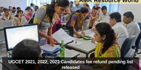 UGCET 2021, 2022, 2023 Candidates fee refund pending list released