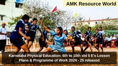 Karnataka PET Lesson Plans & Programme (2024-25) for Class 6 to 10 released