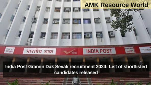 India Post Gramin Dak Sevak recruitment 2024: List of shortlisted candidates released