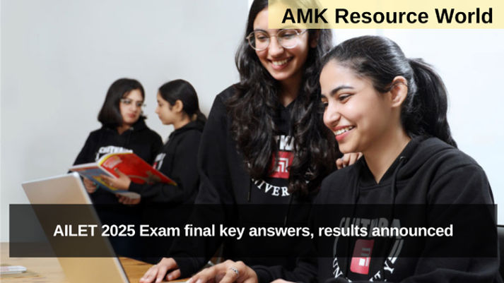 AILET 2025 Exam final key answers, results announced