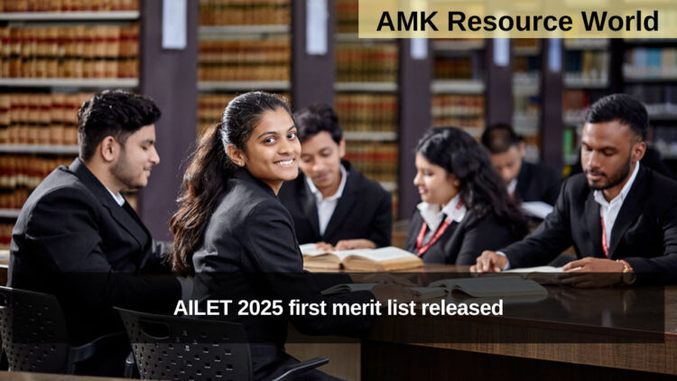 AILET 2025 first merit list released