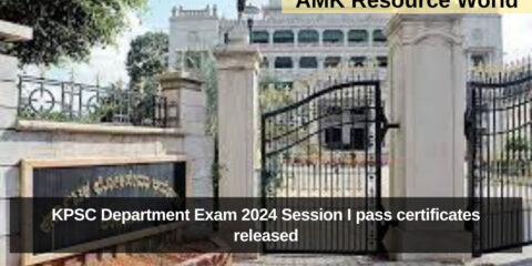 KPSC Department Exam 2024 Session I