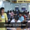 NIOS Class 10, 12 Exam 2025 date sheet released