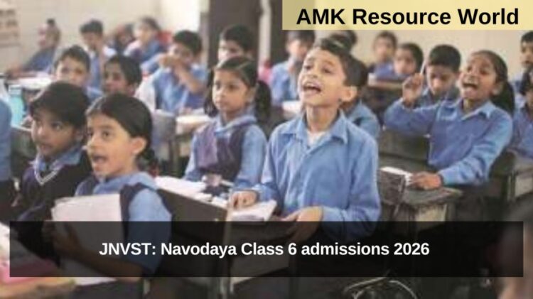 JNVST: Navodaya Class 6 admissions 2026 Applications Open