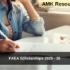 FAEA Scholarships 2025 - 26 Applications Open