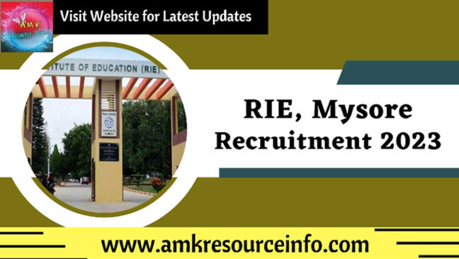 Regional Institute of Education (RIE), Mysore