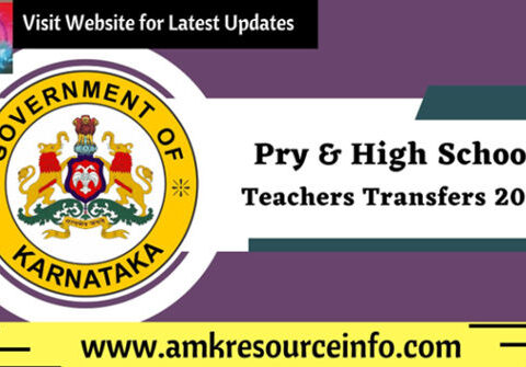 Karnataka Govt Pry & High School Teachers transfers revised time table released
