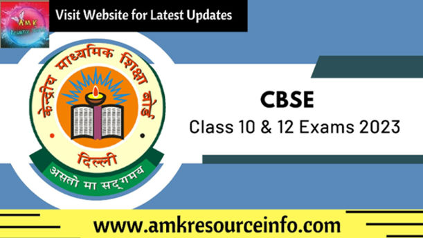 CBSE Class 10 and 12 Exams 2023