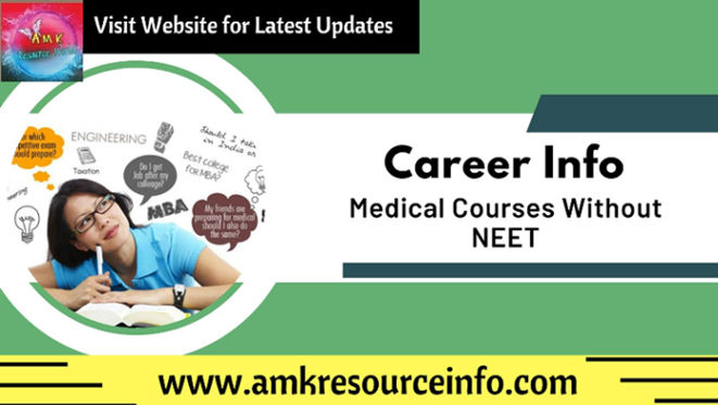 Medical Courses that can be pursued other than MBBS, BDS