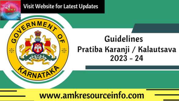 Pratiba Karanji / Kalautsava implementation guidelines 2023 - 24