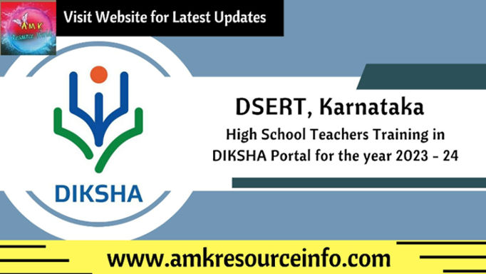 High School Teachers Training in DIKSHA Portal for the year 2023 - 24