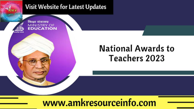 National Awards to Teachers