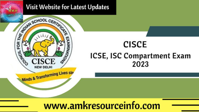 ICSE, ISC Compartment Exam 2023