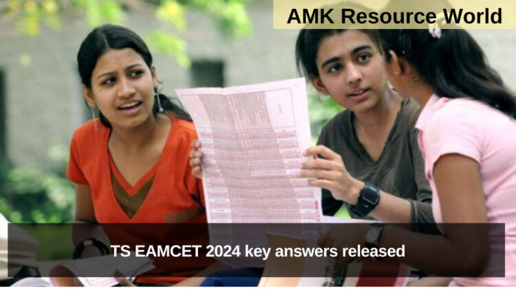 TS EAMCET 2024 key answers released, Check your Score