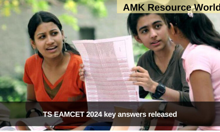 TS EAMCET 2024 key answers released, Check your Score