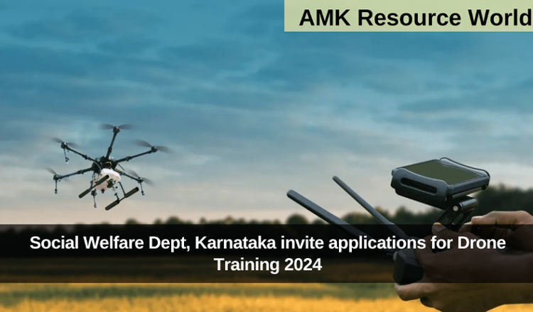 Social Welfare Dept, Karnataka invite applications for Drone Training 2024