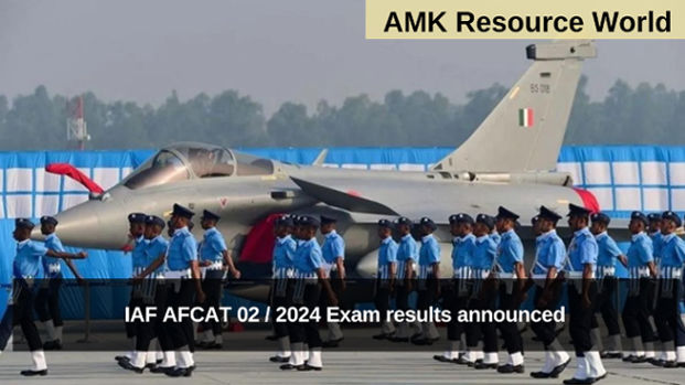 IAF AFCAT 02 / 2024 Exam results announced