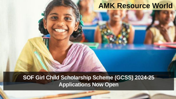 SOF Girl Child Scholarship Scheme (GCSS) 2024-25 Applications Now Open