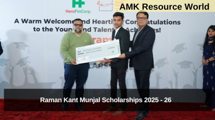 Raman Kant Munjal Scholarships 2025 - 26 Applications Open