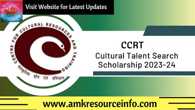CCRT Cultural Talent Search Scholarship