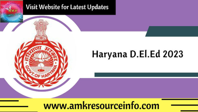 Haryana D.El.Ed 2023