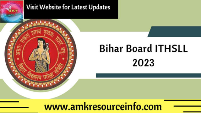 Bihar Board ITHSLL 2023