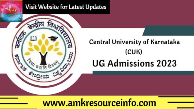 Central University of Karnataka Exam 2022 cuk.ac.in Check Central University  of Karnataka Application Form, Dates, Eligibility, Admit Card, Syllabus,  Pattern, Result Here