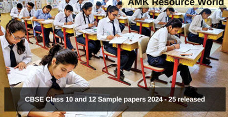 CBSE Class 10 and 12 Sample papers 2024 - 25 released