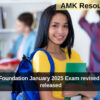 ICAI CA Foundation January 2025 Exam revised schedule released