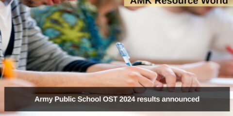 Army Public School OST 2024 results announced