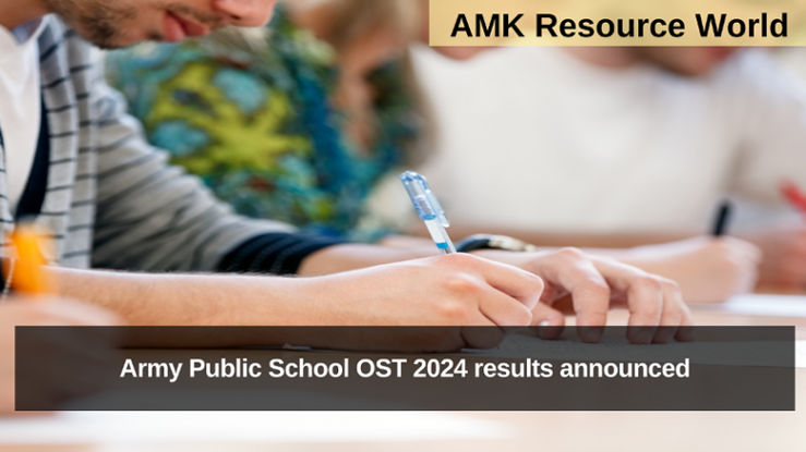 Army Public School OST 2024 results announced