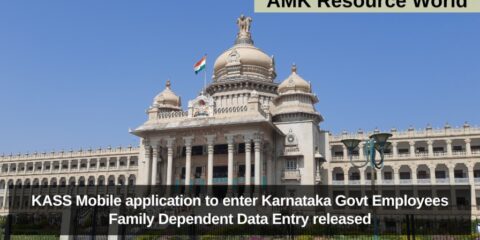 KASS Mobile application to enter Karnataka Govt Employees Family Dependent Data Entry released