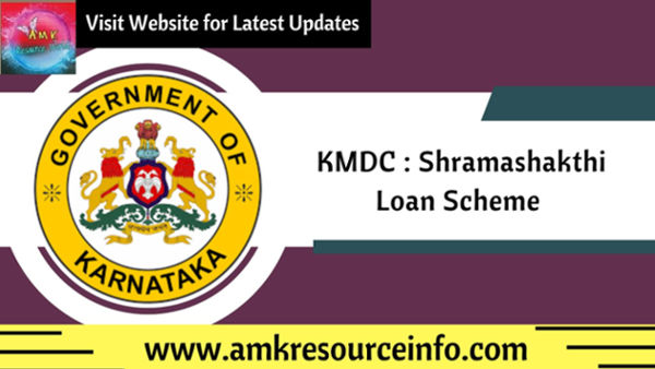KMDC : Shramashakthi Loan Scheme