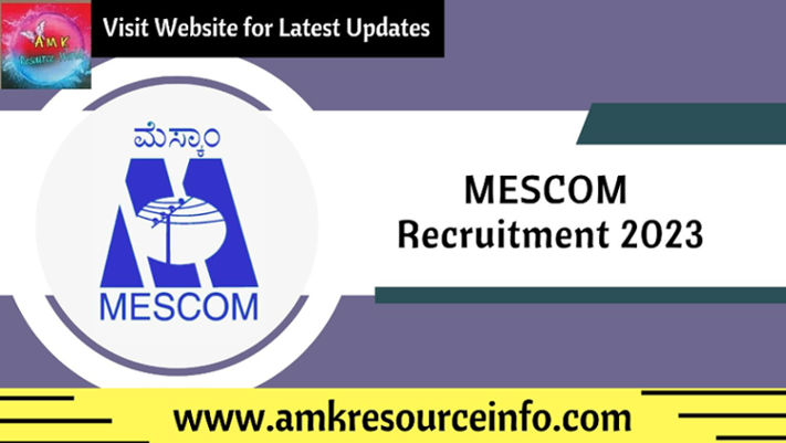 MESCOM Apprentice recruitment 2023