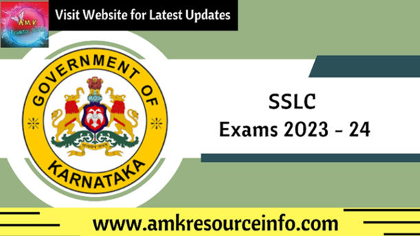 SSLC Exams 2023 - 24