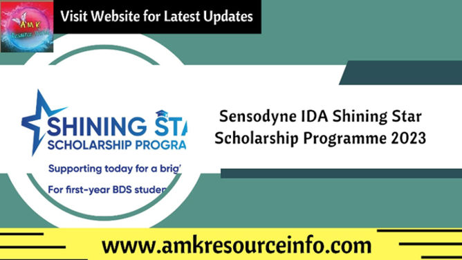 Sensodyne IDA Shining Star Scholarship Programme 2023