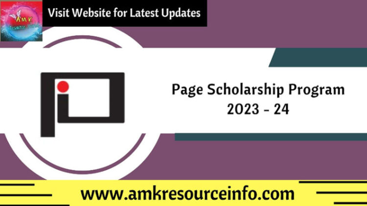Page Scholarship Program 2023 - 24