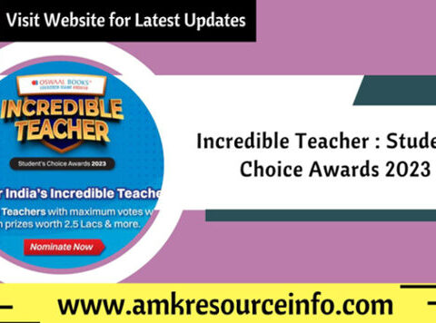 Incredible Teacher : Student’s Choice Awards 2023