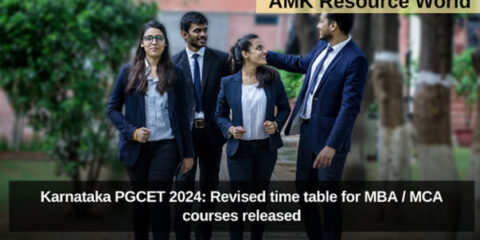 Karnataka PGCET 2024: Revised time table for MBA / MCA courses released