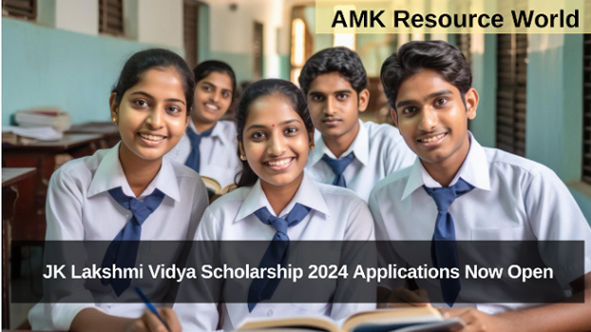 JK Lakshmi Vidya Scholarship 2024 open! Apply now for financial aid to support your studies. Scholarships available for students from Class 5 to Post-Graduation. Limited spots, apply soon