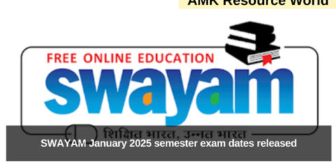 SWAYAM January 2025 semester exam dates released