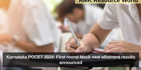 Karnataka PGCET 2024: First round Mock seat allotment results announced