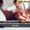 Karnataka PGCET 2024: Second round option entry link activated