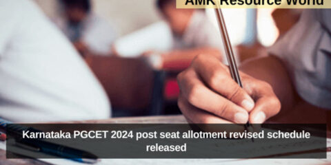 Karnataka PGCET 2024 post seat allotment revised schedule released