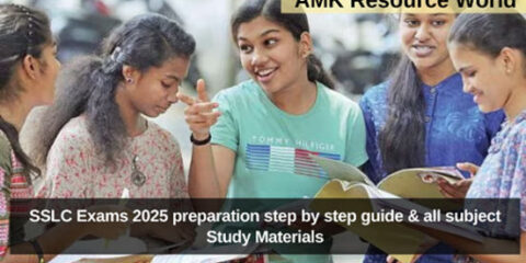 SSLC Exams 2025 preparation step by step guide & all subject Study Materials