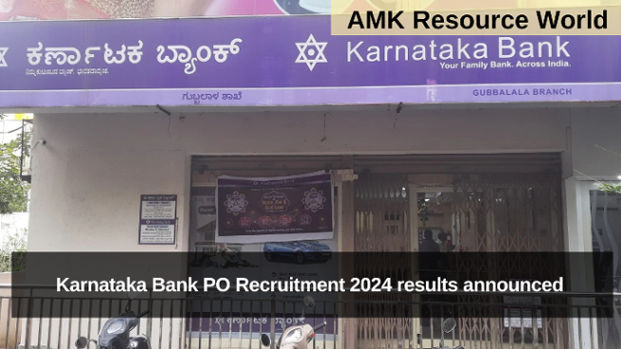 Karnataka Bank PO Recruitment 2024