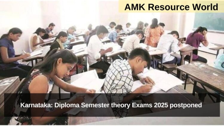 Karnataka: Diploma Semester theory Exams 2025 postponed